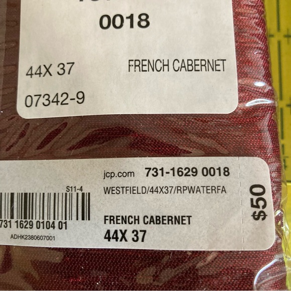 Liz Claiborne Home Westfield Waterfall Valance trimmed with beading 44”x37” - 9 - Picture 6 of 7